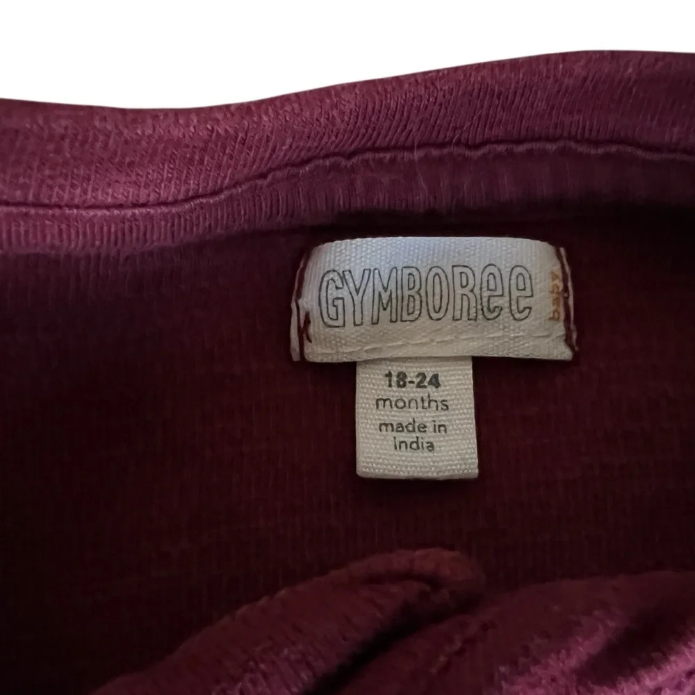 Gymboree Burgundy and Navy Button-Up Shirts